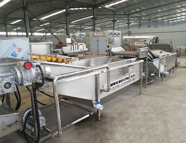 家庭配送連鎖店使用晨曦凈菜加工成套設備生產成本降低晨曦